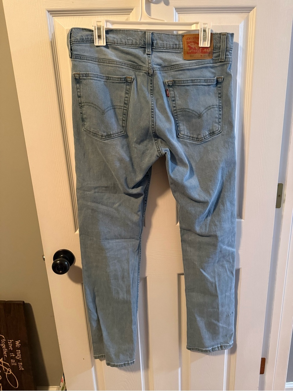 Men’s Levi 513 Denim Blue Jeans 33x32